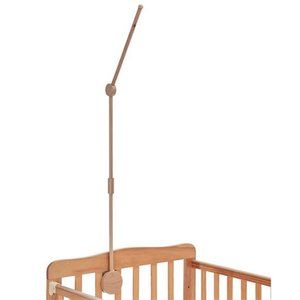 Wooden Baby Crib Mobile Arm w/ Extension Pole-Baby Crib Mobile Holder (23/39''）